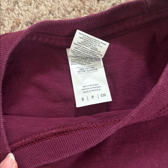 PAWZ Burgundy Long Sleeve Shirt - Picture 5 of 5